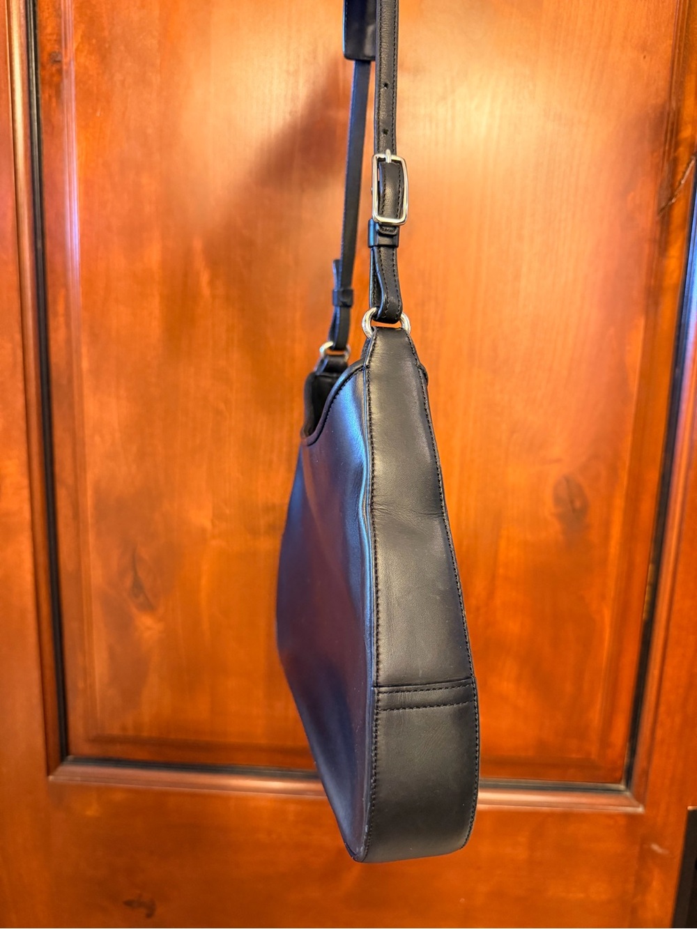 Coach Penelope 8134 Black Leather Shoulder Bag - Picture 8 of 15